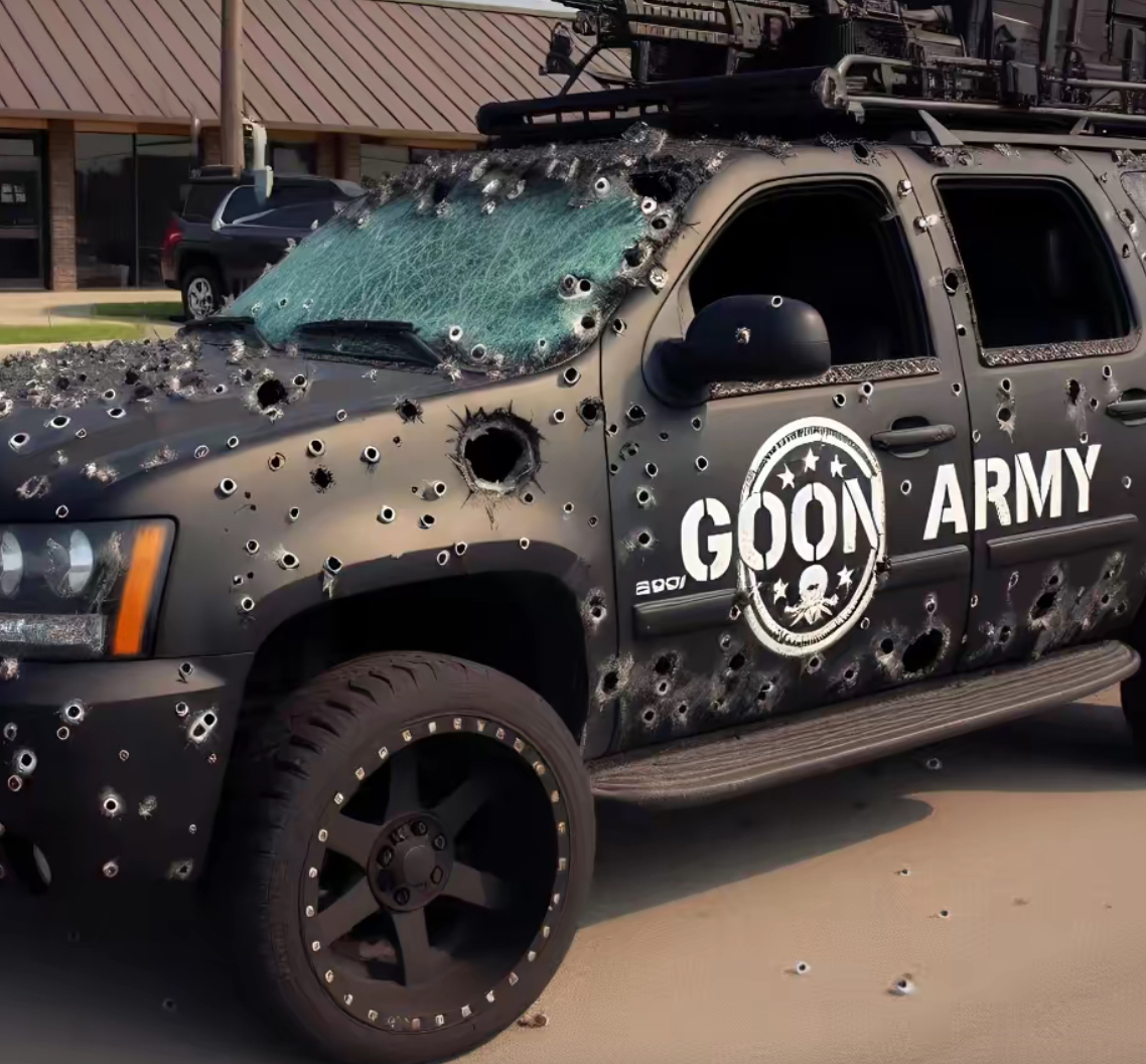 Goon army SUV rescue vehicle